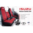 Koltuk Kılıfı Isuzu NPR75 2010-2016 (BORDO-SİYAH)