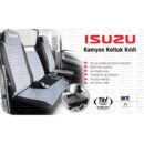 Koltuk Kılıfı Isuzu NPR66 / NPR71 / NQR70 / NQR86 1997-2009 (GRİ-SİYAH)