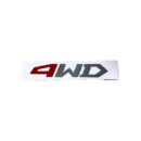 Bagaj Kapak "4WD" Yazısı Isuzu D-MAX 2004-2012