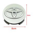 Jant Göbeği Toyota Corolla 2007-2016 (GRİ, 6 CM)