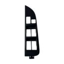 Ön Cam Açma Düğme Çerçevesi Toyota Corolla AE101 1992-1997 (SOL, DÖRTLÜ)