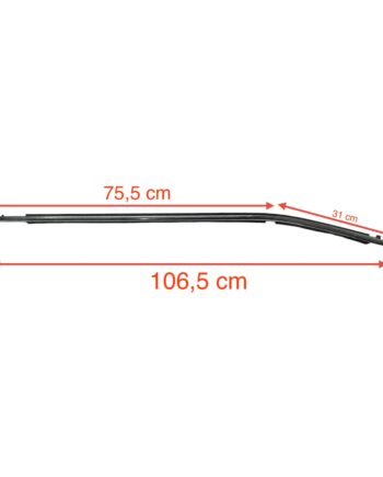 Arka Kapı Dış Cam Sıyırıcı Fitili Toyota Corolla Sedan 2013-2018 (SAĞ, NİKELAJLI)