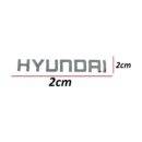 Bagaj Kapak "Hyundai" Yazısı Hyundai i20 2008-2014 / i30 2008-2014 / Elantra 2008-2014 / ix35 2008-2014 / Santafe 2008-2014 / Tucson 2008-2014