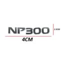 Bagaj Kapak "NP300" Yazısı Nissan Navara 2015-2021 (EURO 6)
