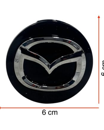 Jant Göbeği Mazda 3 2004-2015 / Mazda 6 2004-2015 / Mazda 2 2004-2015 (SİYAH, 5.7 CM)
