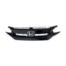 Panjur Honda Civic 2016-2018 (RS, SİYAH, PARK SENSÖR DELİKLİ, ARMALI)